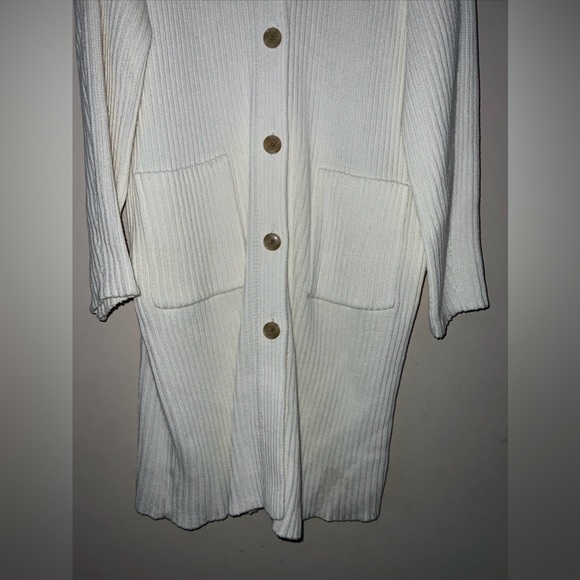 Haven Well Within Sweater Button Oversized Long Cardigan Duster Women’s Large - Picture 4 of 9